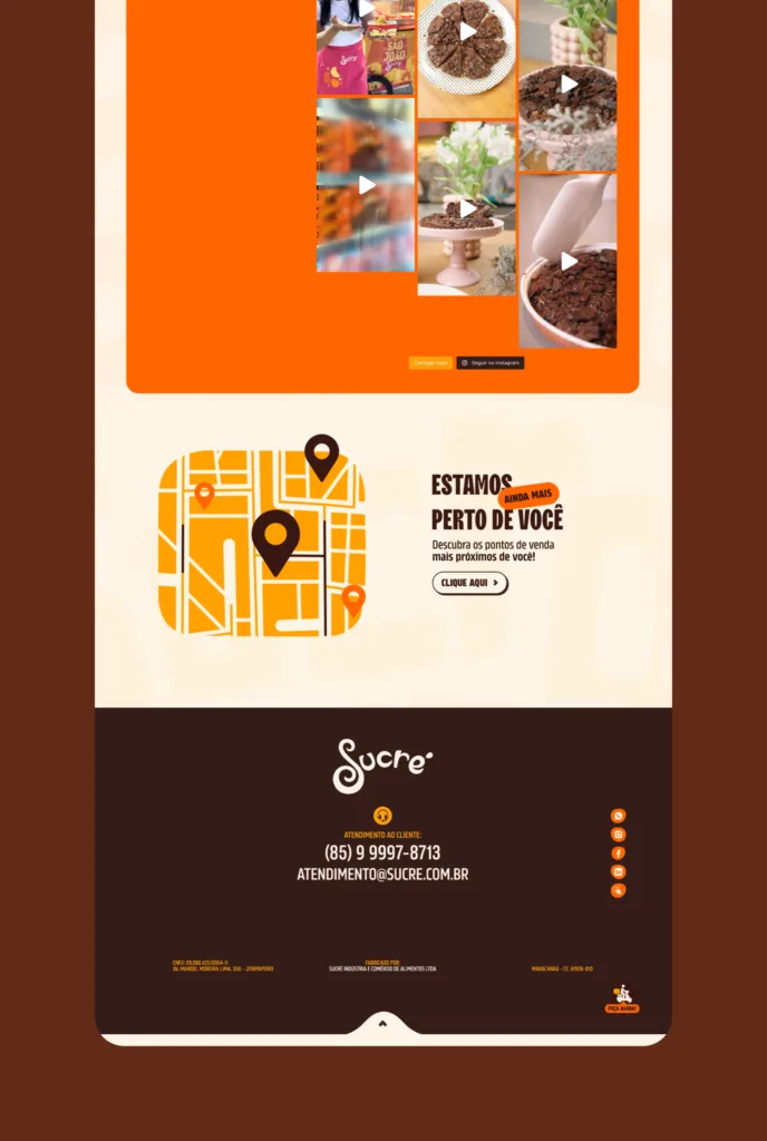 Landing page Torta Sucroc by Sucre 2 - Desenvolvimento LP de vendas Torta Sucroc para a Sucré - 5 - Camaraux, consultoria em UX design, projetos centrados no usuário
