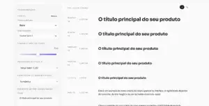 Gerador de escala tipográfica para design system com preview em tempo real — fontes Sora e Source Sans 3 com proporção Terça maior 1,25