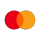 Logotipo da Mastercard com círculos vermelho e amarelo.